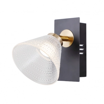 Orella kinkiet LED 4W 197lm 3000K WL-34393-1-BK-HBR Italux