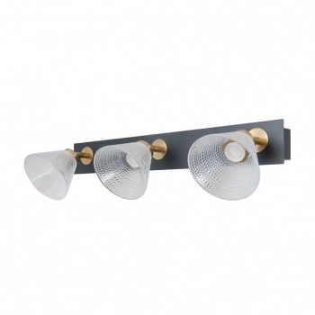 Orella lampa sufitowa LED 12W 750lm 3000K WL-34393-3-BK-HBR Italux