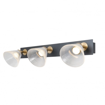 Orella lampa sufitowa LED 12W 750lm 3000K WL-34393-3-BK-HBR Italux