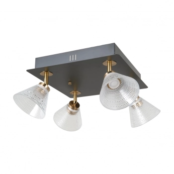 Orella lampa sufitowa LED 16W 788lm 3000K WL-34393-4S-BK-HBR Italux
