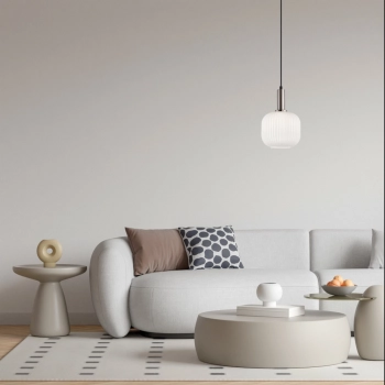 Penzi lampa wisząca 1xE27 PND-31981-1S-SC-WH