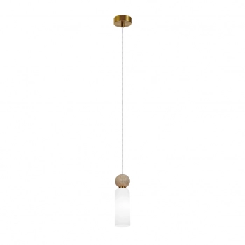Santos lampa wisząca 1xEG9 PND-95331-1-BRSS Italux