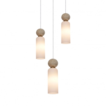 Santos lampa wisząca 3xG9 PND-95331-3-BRSS