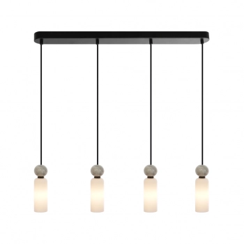 Santos lampa wisząca 4xEG9 PND-95331-4-BK Italux