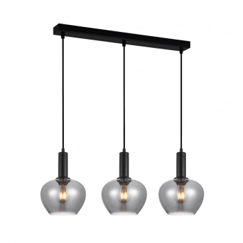 Stabla lampa wisząca 3xE27 PND-30084-3-BK-SG Italux
