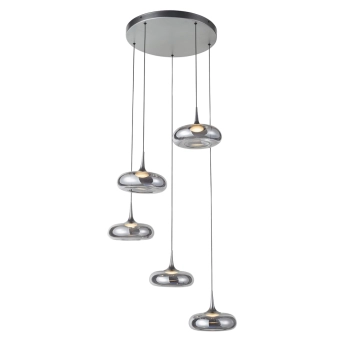 Tenele lampa wisząca LED 35W 1514lm 3000K PND-24028-5A-SILV Italux