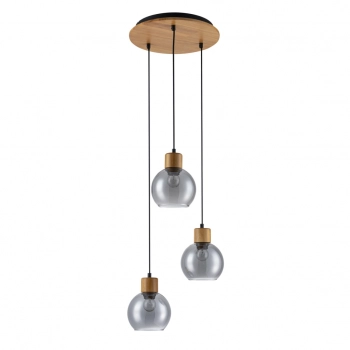Velma lampa wisząca 3xE27 PND-67505-3-WD Italux