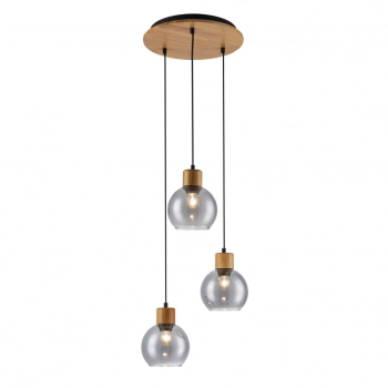 Velma lampa wisząca 3xE27 PND-67505-3-WD Italux
