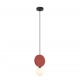 Andrea lampa wisząca 1xG9 PND-59779-1M-RED Italux