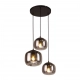 Calto lampa wisząca 3xE27 PND-67705-3-BK-SG Italux