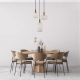 Della lampa wisząca 3xE27 PND-31982-3-GD