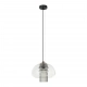 Feder lampa wisząca 1xE27 PND-61001C-BK Italux