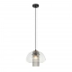Feder lampa wisząca 1xE27 PND-61001C-BK Italux