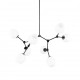 Ferral lampa wisząca 8xE27 PND-75075-8-BK-WG Italux