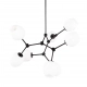 Ferral lampa wisząca 8xE27 PND-75075-8-BK-WG Italux
