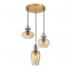Fanda lampa wisząca 3xE27 PND-31882-3A-GD-AMB Italux