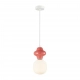 Latera lampa wisząca 1xE14 PND-94331-1S-RED Italux