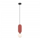 Lorenzo lampa wisząca 1xG9 PND-59815-1-RED Italux