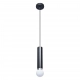 Macera lampa wisząca 1xE27 PND-33849-1-BK Italux