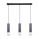 Macera lampa wisząca 3xE27 PND-33849-3-BK Italux