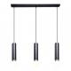 Macera lampa wisząca 3xE27 PND-33849-3-BK Italux