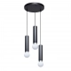 Macera lampa wisząca 3xE27 PND-33849-3R-BK Italux