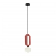 Masso lampa wisząca 1xG9 PND-59839-1-RED Italux