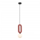 Masso lampa wisząca 1xG9 PND-59839-1-RED Italux