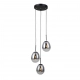Meolo lampa wisząca 3xE14 PND-40825-3-BK Italux