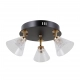 Orella lampa sufitowa LED 12W 750lm 3000K WL-34393-3R-BK-HBR Italux