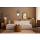 Pieve lampa wisząca LED 7W 867lm 3000K PND-95221-1L-BLU