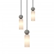 Santos lampa wisząca 3xG9 PND-95331-3-BK