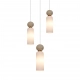 Santos lampa wisząca 3xG9 PND-95331-3-BRSS