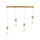 Santos lampa wisząca 4xEG9 PND-95331-4-BRSS