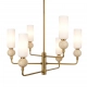 Santos lampa wisząca 6xEG9 PND-95331-6-BRSS Italux