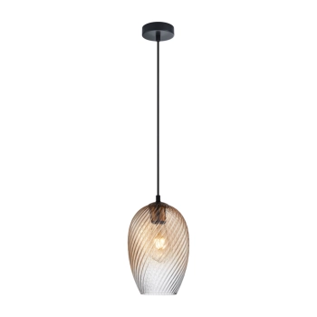 Alias lampa wisząca 1xE27  PND-3663-1-BRO-AMB Italux