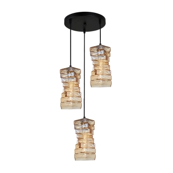 Altera lampa wisząca 3xE27  PND-3219-3A-BRO-AMB Italux
