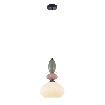 Altra lampa wisząca 1xE27 PND-36787-1A-BK-WH Italux
