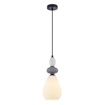 Altra lampa wisząca 1xE27 PND-36787-1B-BK-WH Italux