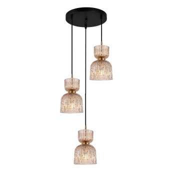 Balme lampa wisząca 3xE27 PND-3619-3A-BRO-AMB Italux