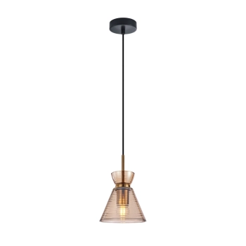 Balme lampa wisząca 1xE27 PND-3621-1-BRO-AMB Italux