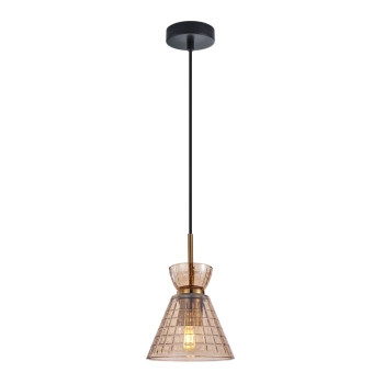 Balme lampa wisząca 1xE27  PND-3624-1-BRO-AMB Italux