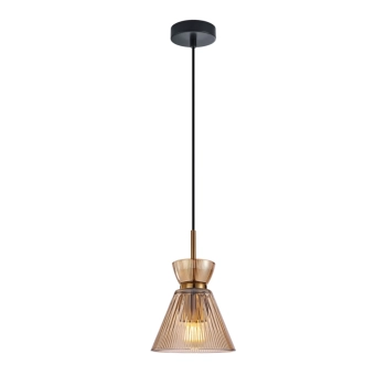 Balme lampa wisząca 1xE27 PND-3627-1-BRO-AMB Italux