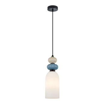 Bonata lampa wisząca 1xE27 PND-36573-1A-BK-WH Italux