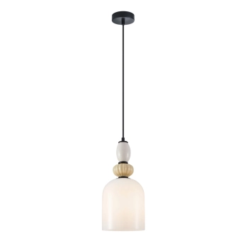 Bonata lampa wisząca 1xE27 PND-36573-1B-BK-WH Italux