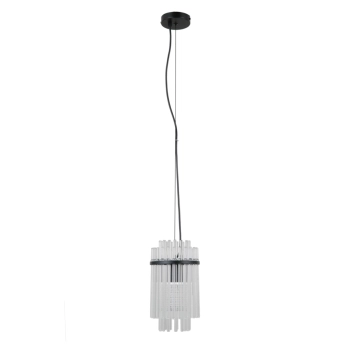 Bonte lampa wisząca 1xE27 PND-40929-1A-BK Italux