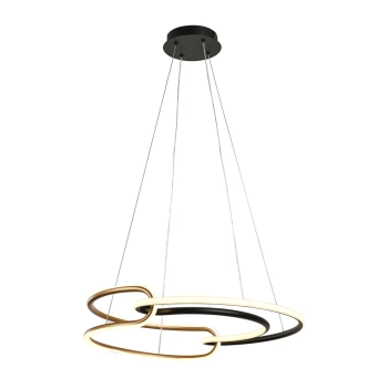 Casar lampa wisząca LED 40W 3400lm CCT PND-24002-BK-GD Italux