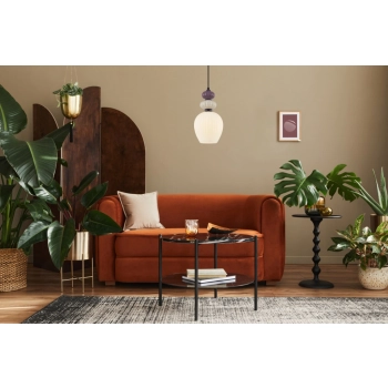Domali lampa wisząca 1xE27 PND-36816-1B-BK-WH
