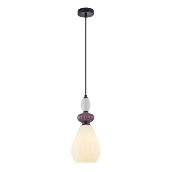 Domali lampa wisząca 1xE27  PND-36816-1C-BK-WH Italux
