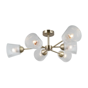 Lamin lampa sufitowa 6xE27 PND-40697-6-ABR Italux